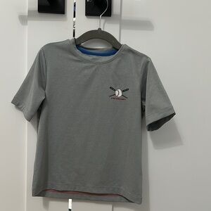 Vineyard vines Gray Kids Baseball T-Shirt
